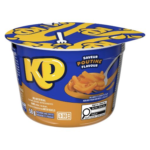 Picture of KRAFT DINNER MACARONI AND CHEESE - POUTINE 58GR