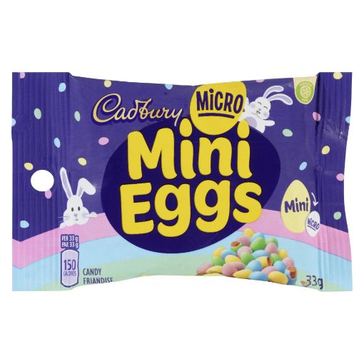 Picture of CADBURY EASTER MICRO MINI EGGS 33GR