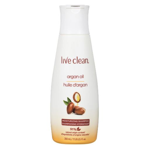 Picture of LIVE CLEAN EXOTIC NECTAR ARGAN OIL SHAMPOO - RESTORATIVE 350ML             