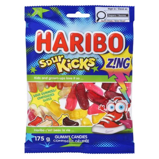 Picture of HARIBO SOUR KICKS GUMMIES 175GR
