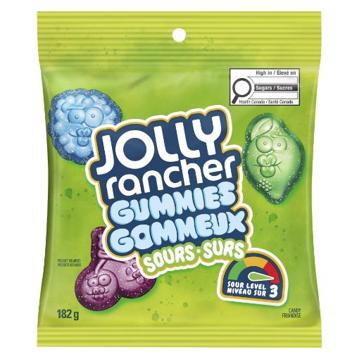 Picture of JOLLY RANCHER GUMMIES - SOUR ORIGINAL 182GR