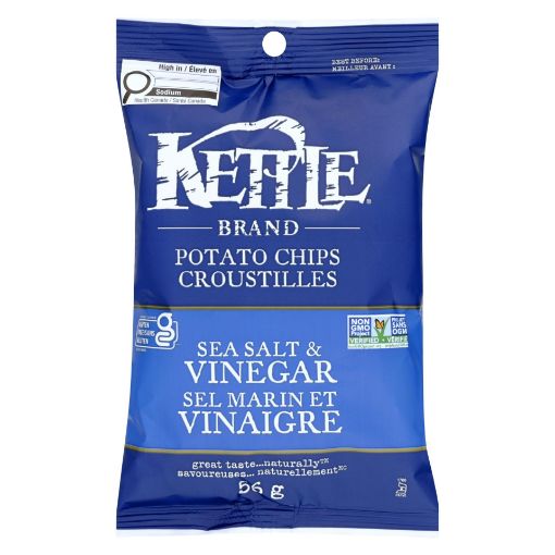 Picture of KETTLE POTATO CHIPS - SEA SALT and VINEGAR 56GR