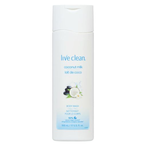 Picture of LIVE CLEAN BODY WASH - COCONUT MILK 500ML                                  