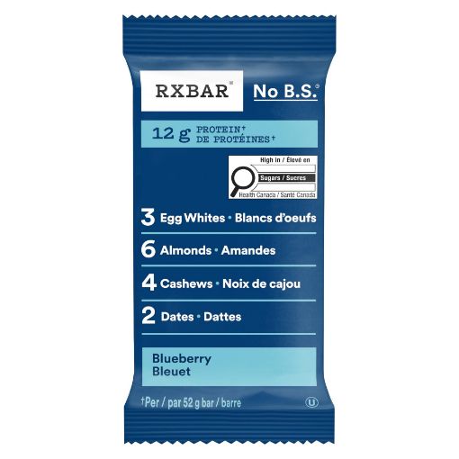 Picture of RXBAR PROTEIN BAR - BLUEBERRY 52GR