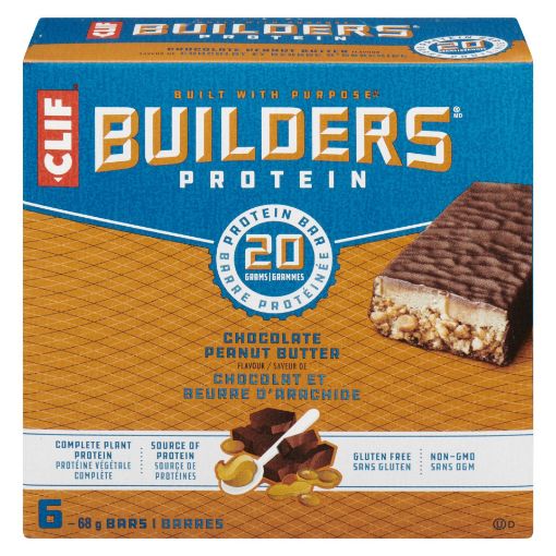 Picture of CLIF BUILDERS BAR - CHOCOLATE PEANUT BUTTER 6X68GR