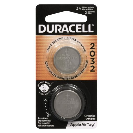Picture of DURACELL LITHIUM COIN BATTERY - BITTER COATING 2032 2S