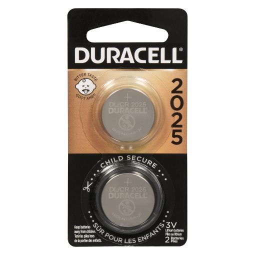 Picture of DURACELL LITHIUM COIN BATTERY - BITTER COATING 2025 2S