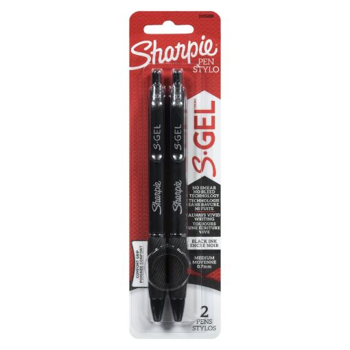 Picture of SHARPIE GEL 0.7MM  BLACK 2S