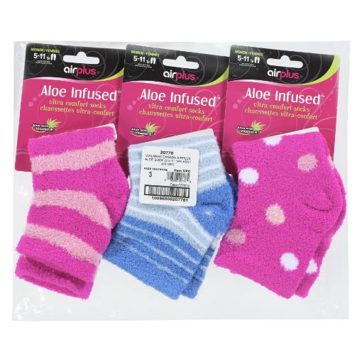 Picture of AIRPLUS SOCKS ALOE - WOMEN SZ 5-11 1PR