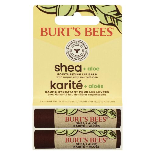 Picture of BURTS BEES LIP BALM - SHEA ALOE CARDED 2S