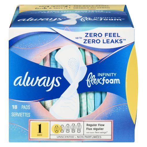 Picture of ALWAYS INFINITY PAD - REGULAR W/WINGS 18S