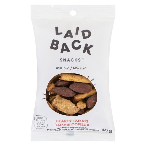 Picture of LAID BACK SNACKS - HEARTY TAMARI 45GR