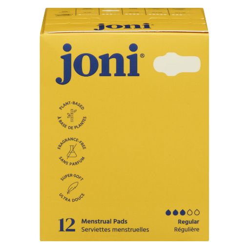 Picture of JONI ORGANIC MENSTRUAL PADS - REGULAR 12S