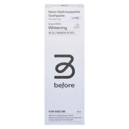 Picture of BEFORE TOOTHPASTE - FLUORIDE-FREE - N-HA WHITENING - SUPERMINT 100ML