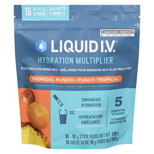 Picture of LIQUID I.V. ELECTROLYTE DRINK MIX - TROPICAL PUNCH 16S