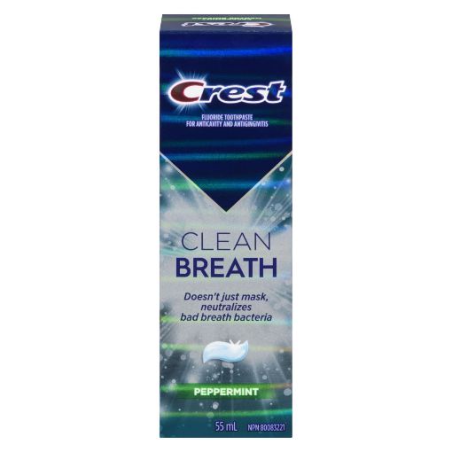 Picture of CREST CLEAN BREATH TOOTHPASTE - PEPPERMINT 55ML