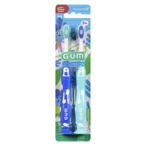 Picture of GUM MONSTERZ JR 5+ TOOTHBRUSH - SOFT 2S