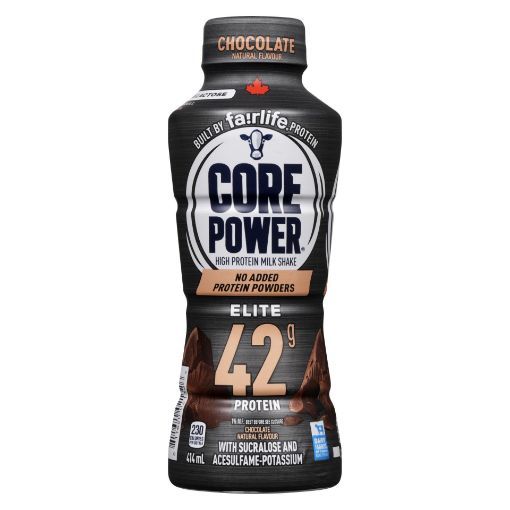 Picture of CORE POWER HIGH PROTEIN MILKSHAKE - 42GR PROTEIN - CHOCOLATE 414ML