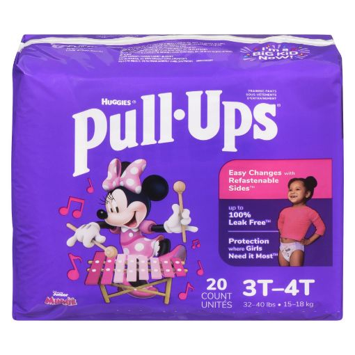 Picture of HUGGIES PULL-UPS LEARNING DESIGNS JUMBO PACK TRAINING PANTS 3T-4T GIRL 20S 