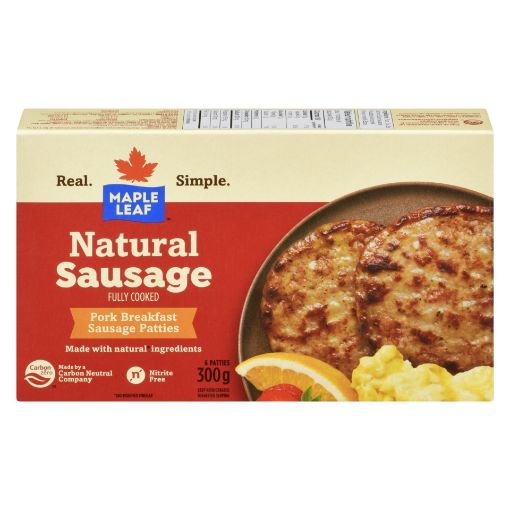 Picture of MAPLE LEAF FULLY COOKED SAUSAGE ROUNDS 300GR                               