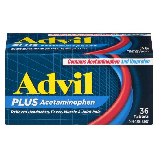 Picture of ADVIL PLUS ACETAMINOPHEN 36S