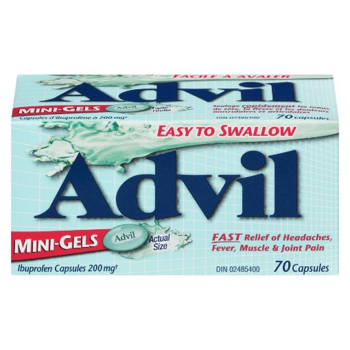 Picture of ADVIL IBUPROFEN MINI GELS 70S                                              