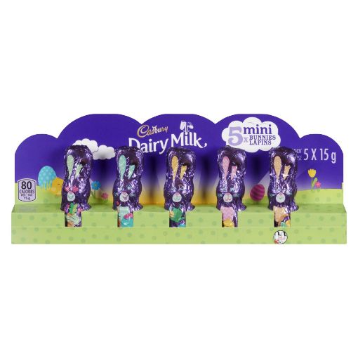 Picture of CADBURY DAIRY MILK MINI BUNNIES 75GR