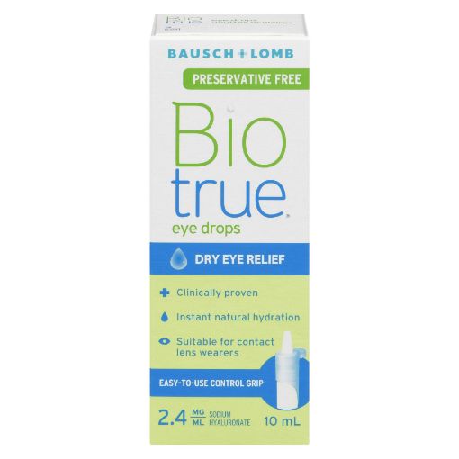 Picture of BAUSCH and LOMB BIOTRUE PRESERVATIVE FREE 10ML