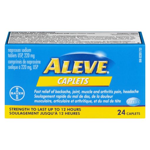 Picture of ALEVE NAPROXEN SODIUM CAPLET 220MG 24S