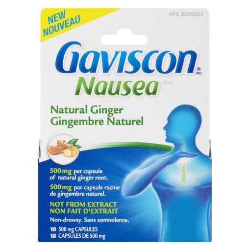Picture of GAVISCON NAUSEA NATURAL GINGER 18S