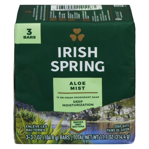 Picture of IRISH SPRING ALOE BAR 3X104.8GR