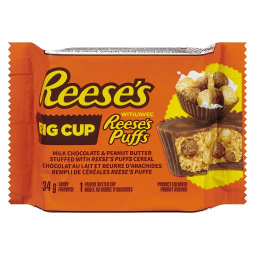 Picture of REESES BIG CUP WITH REESES PUFFS 34GR