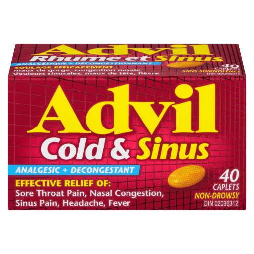 Picture of ADVIL COLD and SINUS CAPLETS 40S