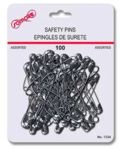 Picture of SYMAK SAFETY PINS - ASSORTED SIZES