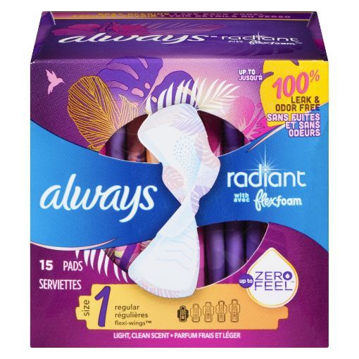 Picture of ALWAYS RADIANT INFINITY PANTILINER - REGULAR- W/WINGS SC 15S