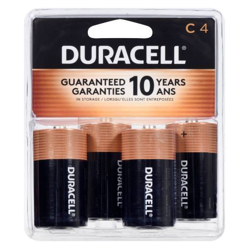 Picture of DURACELL COPPERTOP BATTERIES C 4S