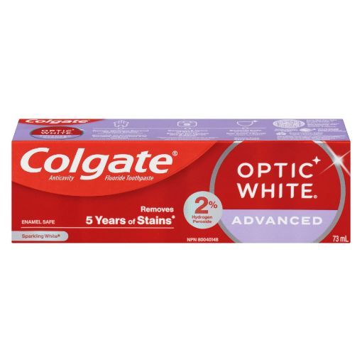 Picture of COLGATE OPTIC WHITE ADVANCED TOOTHPASTE - SPARKLING WHITE 73ML