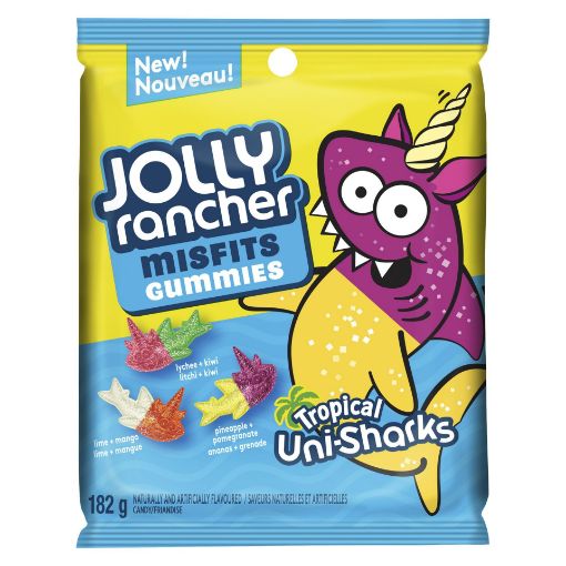 Picture of JOLLY RANCHER MISFITS TROPICAL UNI-SHARKS 182GR                            