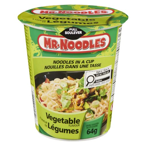 Picture of MR. NOODLES INSTANT NOODLES CUP - VEGETABLE 64GR