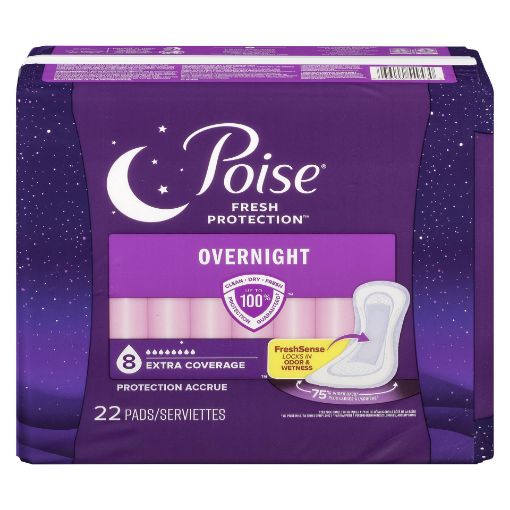 Picture of POISE PADS - OVERNIGHT - LONG 22S