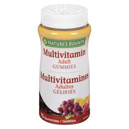 Picture of NATURES BOUNTY ADULT GUMMIES MULTI-VITAMINS 75S                            