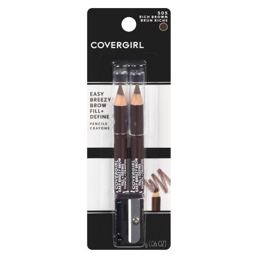 Picture of COVERGIRL EASY BREEZY BROW FILL and DEFINE PENCIL - MIDNIGHT BROWN