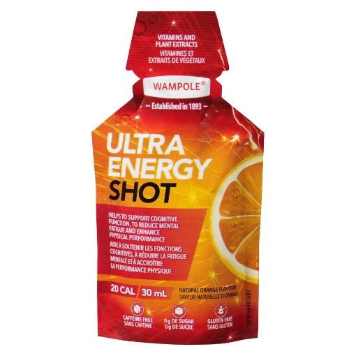Picture of WAMPOLE ULTRA ENERGY SHOT ORANGE FLAVOR 30ML