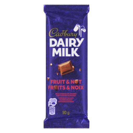 Picture of CADBURY DAIRY MILK FRTandNUT 90GR