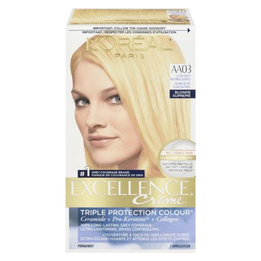 Picture of LOREAL EXCELLENCE HAIR COLOUR - ULTRA LIGHT NATURAL BLONDE #AA03           