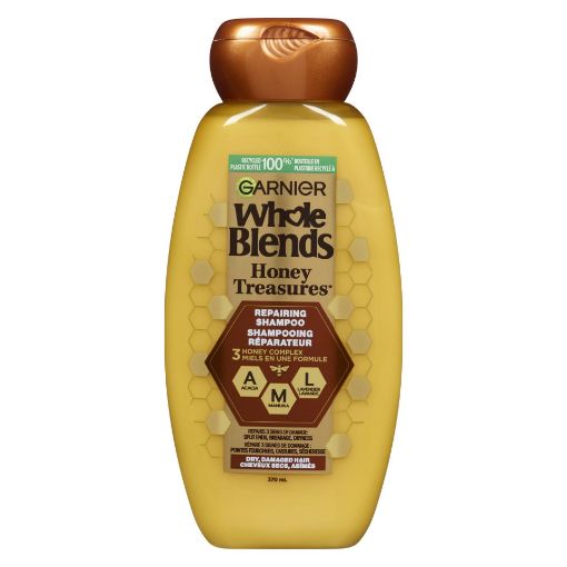 Picture of GARNIER WHOLE BLENDS SHAMPOO - HONEY TREASURES 370ML                       