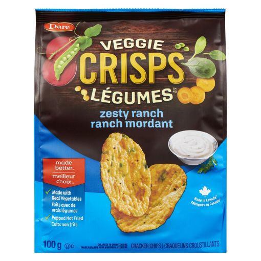 Picture of DARE VEGGIE CRISPS - ZESTY RANCH 100GR