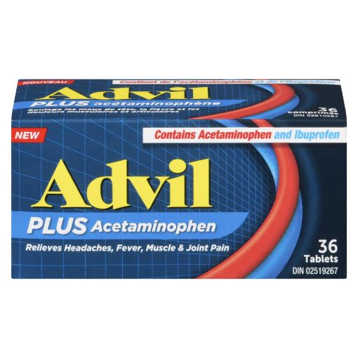 Picture of ADVIL PLUS ACETAMINOPHEN 36S