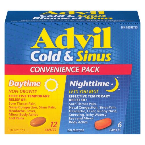Picture of ADVIL COLD and SINUS DAY and NIGHT COMBO 18S