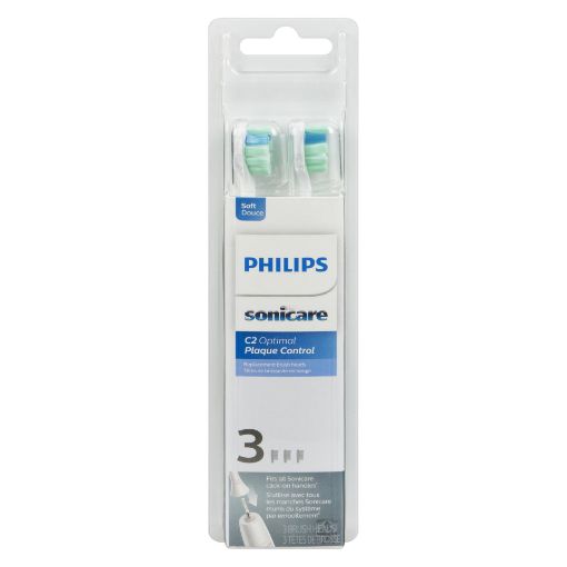 Picture of PHILIPS SONICARE C2 OPTIMAL PLAQUE CONTROL TOOTHBRUSH HEADS HX9023/92 3S   